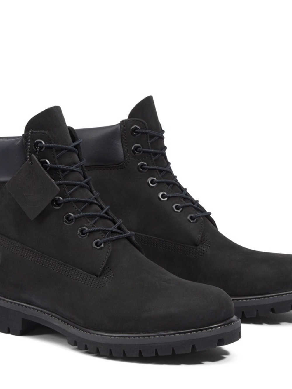 Men's Black timberland “6in” Lace-Up  Boots